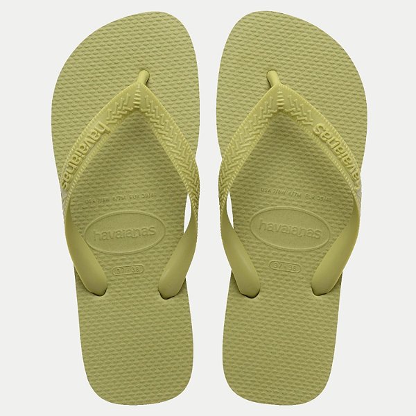 CHINELO HAVAIANAS TOP SENSES DEDO VERDE FEMININO ADULTO