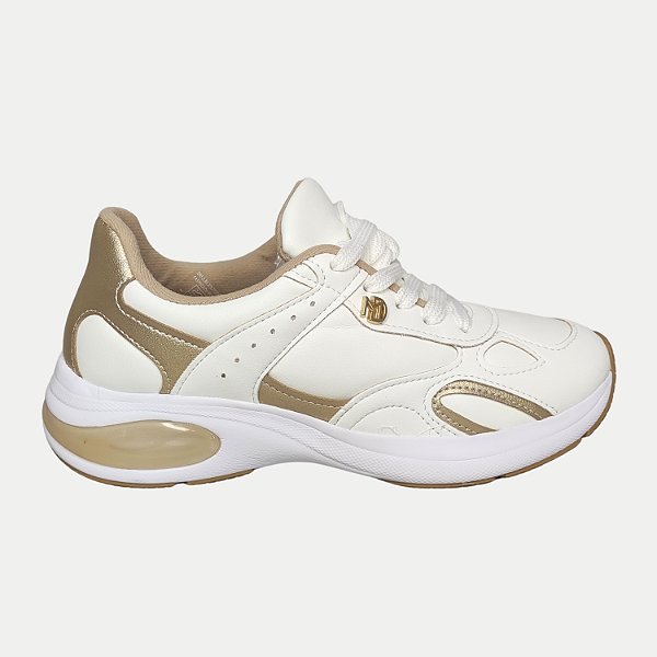 TÊNIS MODARE CASUAL COM CADARÇO BRANCO FEMININO ADULTO