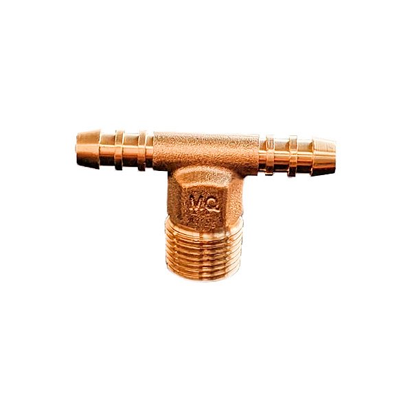TEE DERIVAÇÃO 1/2 NPT (E) x BM 3/8 x BM 3/8