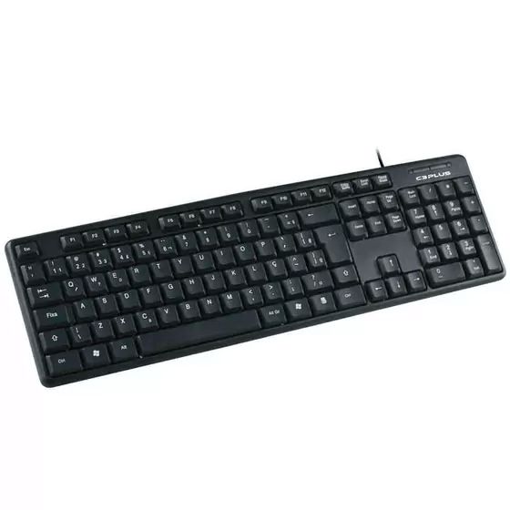 Teclado USB C3Tech KB-15BK Preto