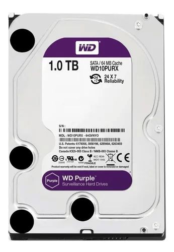 HD WD Purple Western Digital 1TB 5400 RPM