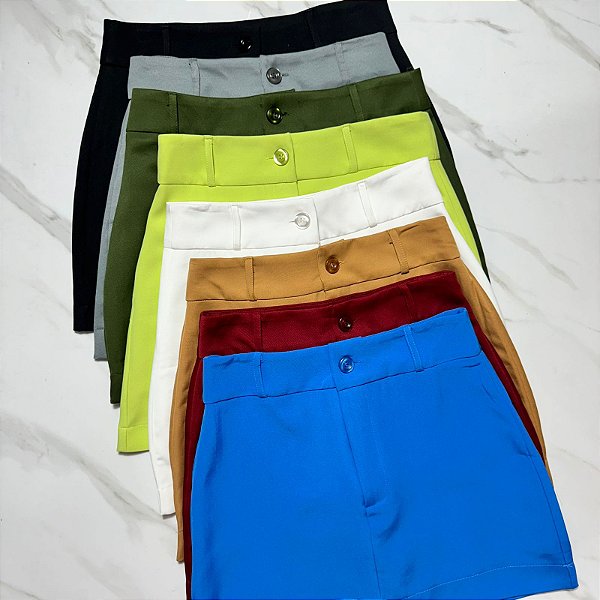 SAIA LUCY ALFAIATARIA (SHORT POR DENTRO)