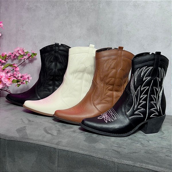 BOTA TEXANA WESTERN CANO CURTO