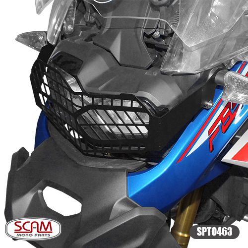 Protetor Farol Aço Carbono Bmw F850gs Adventure 2018+