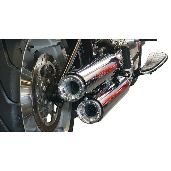 Ponteira Softail Breakout Slim Fat Boy Low Rider 18-24 Cromo