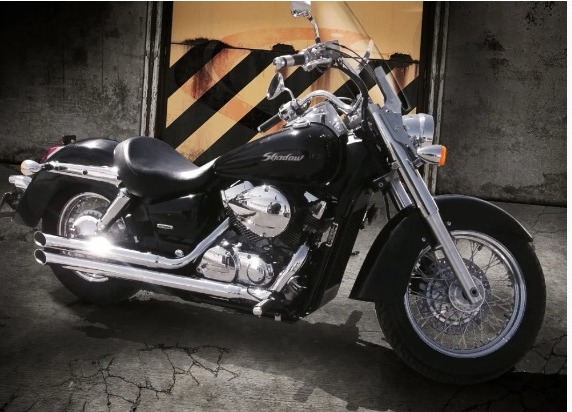 Escapamento custom shadow 750 reto 2006 a 2007 cromado cobra