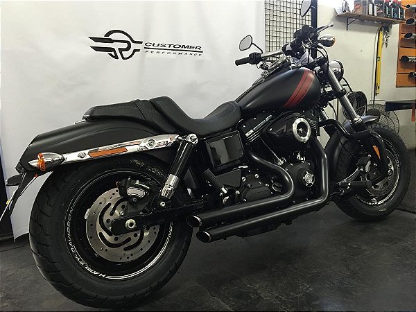 Escapamento dyna superglide 2017 K10 2" 1/4 preto customer