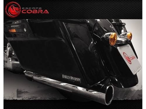 Ponteira touring street glide 2017/2020 slashcut croma cobra