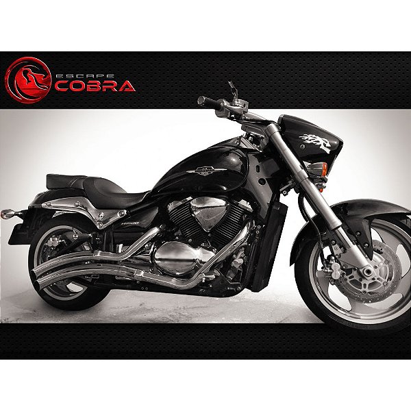 Escapamento boulevard M1500 JJ classic 10/14 cromado cobra