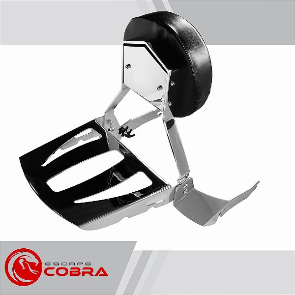 Sissy bar custom boulevard M1800 2015 até 2020 cromado cobra