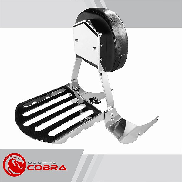 Sissy bar kasinski mirage 250 2009 até 2013 cromado cobra