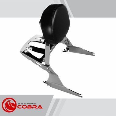 Sissy bar softail fat boy de 2018 até 2020 cromado cobra