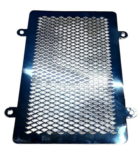 Protetor de radiador vulcan 900 2010 até 2015 cromado cobra