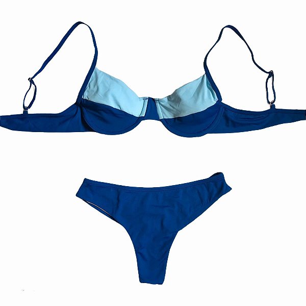 Conjunto Azul do mar