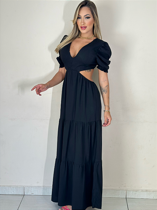 Vestido Longo Preto