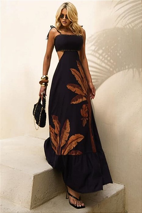 Vestido Floral Estampado Leve e Feminino para Verão