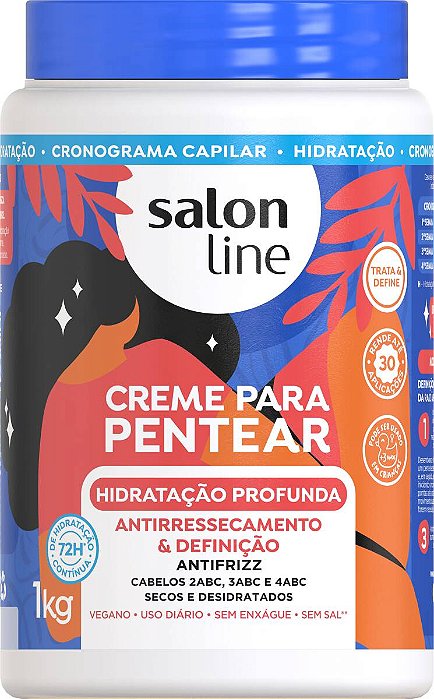 Creme de Pentear Salon Line 1Kg Hidratação Profunda