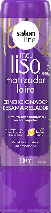 Condicionador Salon Line Meu Liso 300ml #LoiroMatizador