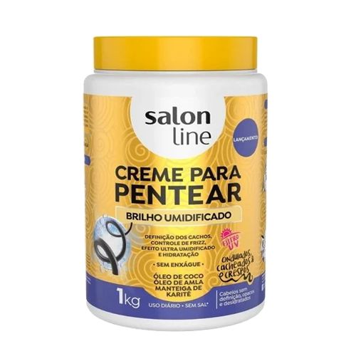Creme de Pentear Salon Line Brilho Umidificado 1kg