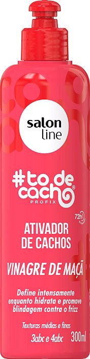 Ativador Salon Line Tô de Cacho Vinagre de maça 300ml