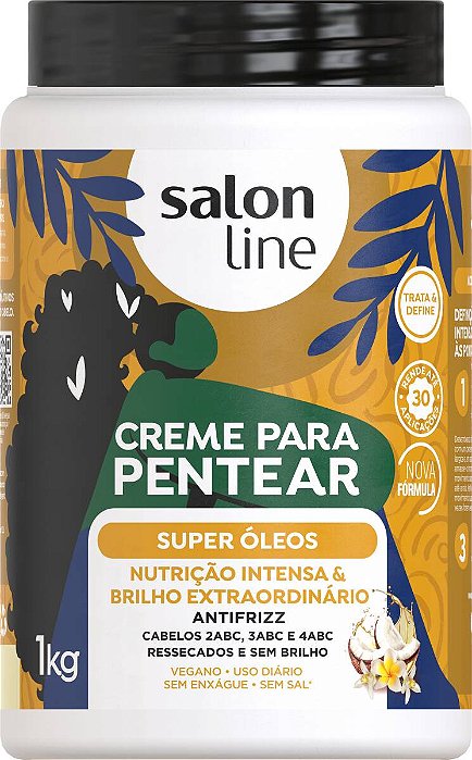 Creme de Pentear Salon Line Super Óleos 1L
