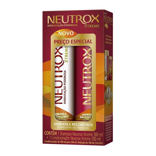 Kit Neutrox Shampoo 300ml e Condicionador 200ml Xtreme