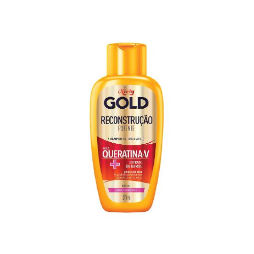 Shampoo Niely Gold Reconstrução Potente 300ml