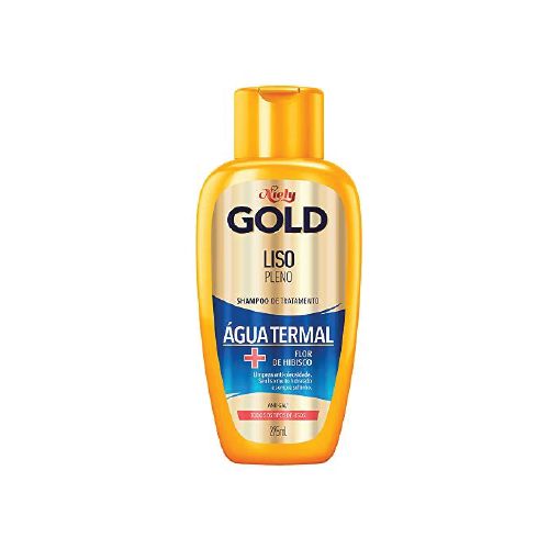 Shampoo Niely Gold Liso Pleno Água Termal 300ml
