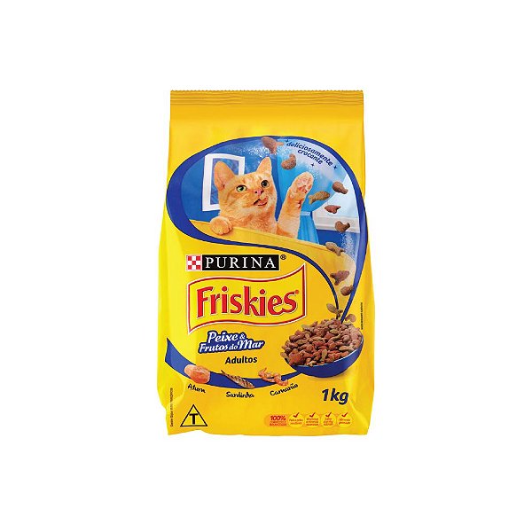 Ração Friskies 1kg Petisco Mar