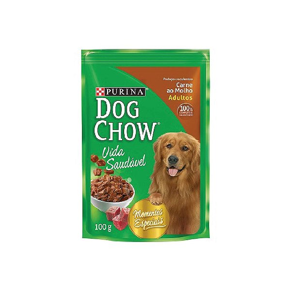 Sache Purina Dog  Chow 100g Carne/Molho