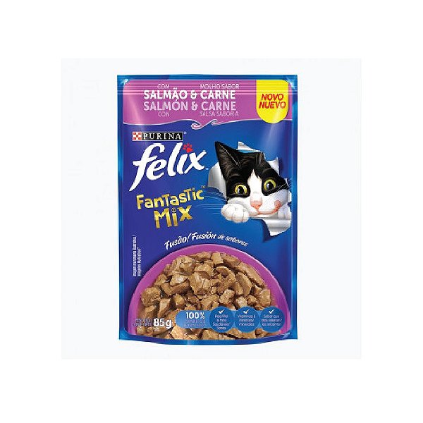 Sachê Purina Felix Fantastic Mix Sal 85g