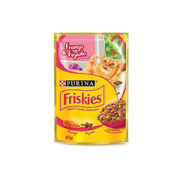 Sache Purina Friskies 85g Frango//Figado