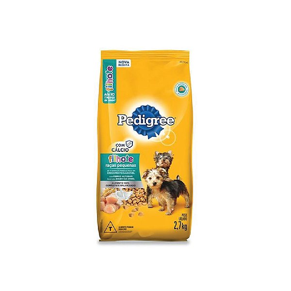 Ração Pedigree  Filhote Raça Pequena 2,7Kg