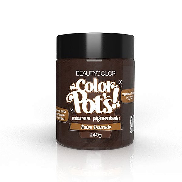 Máscara Pigmentante Ruivo Dourado Beauty Color 240g