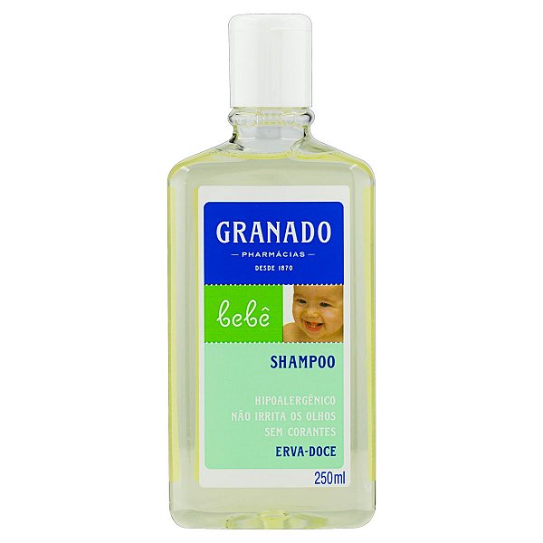 Shampoo Granado Hipoalergênico Bebê Erva Doce 250ml
