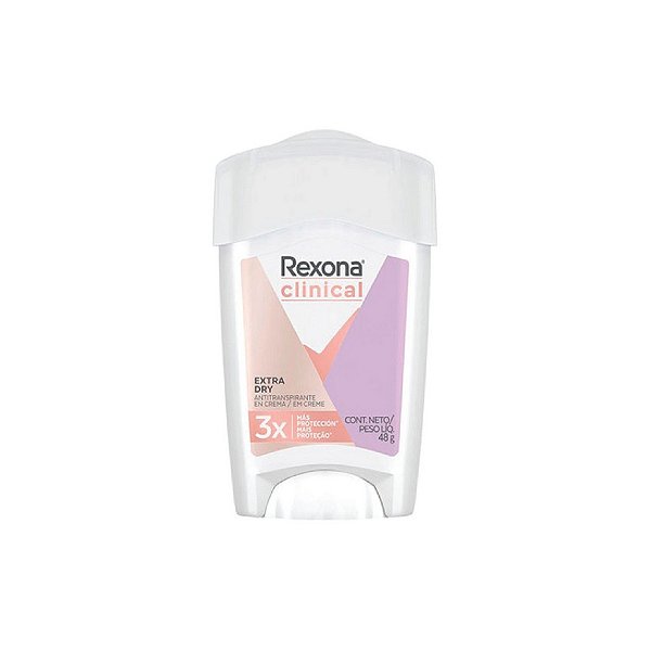 Desodorante Creme Rexona Clinical  Extra Dry 48g