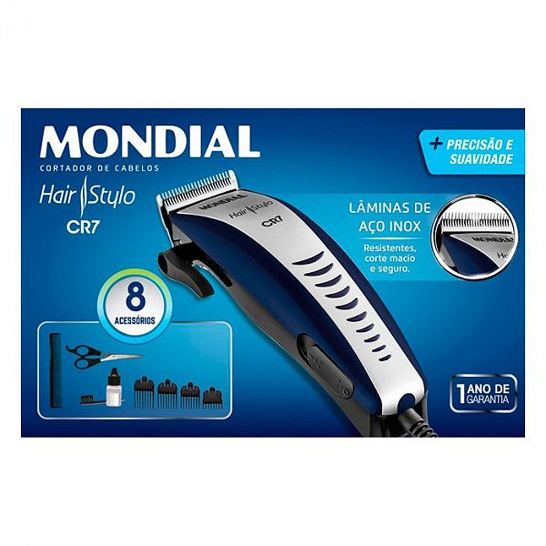 Máquina De Cabelo Mondial 220V 60Hz