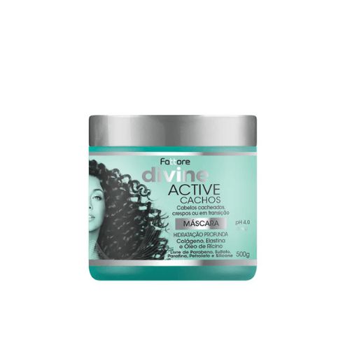 Máscara Fattore 500g Active Cachos Divine