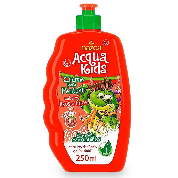 Creme De Pentear Nazca Acqua Kids Liso