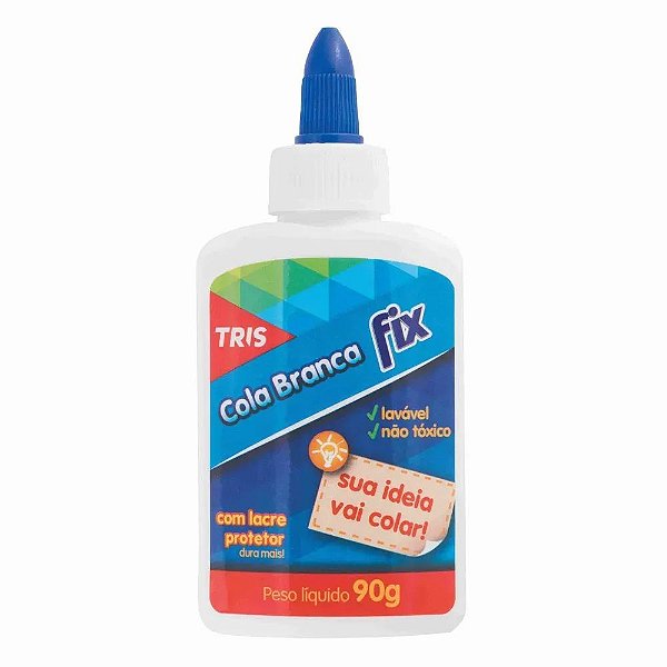 Cola Tris Branca Fix 90g