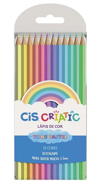 Lápis De Cor Cis Com 12 Criatic Pastel