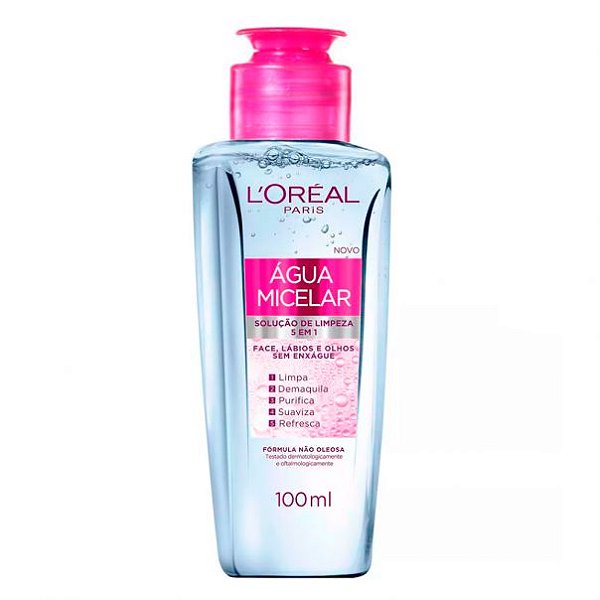 Água Micelar Loreal 100ml Limpeza 5em1