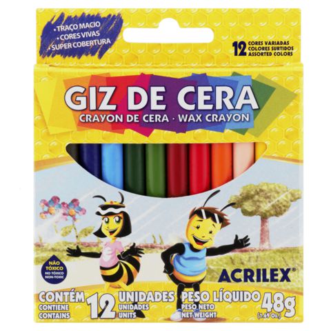 Giz Cera Acrilex 48g C/12