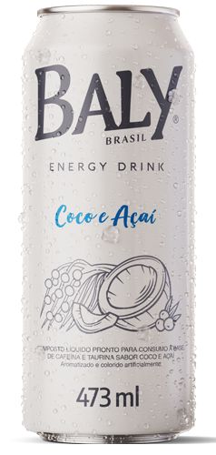 Energético Baly Coco e Açaí 473ml