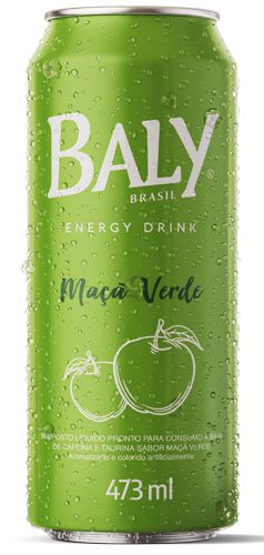 Energético Baly Maçã Verde 473ml