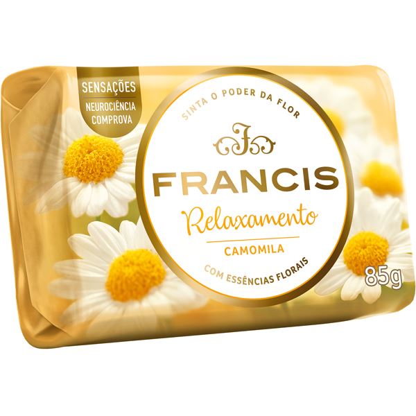 Sabonete Francis 85g Suave Amarelo Flor De Acacia