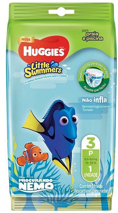 Fralda Descartável Huggies P Para Praia Little