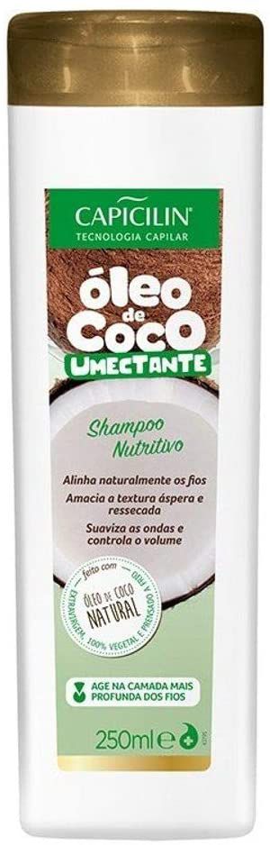 Shampoo Capicilin Óleo De Coco Umectante 250ml