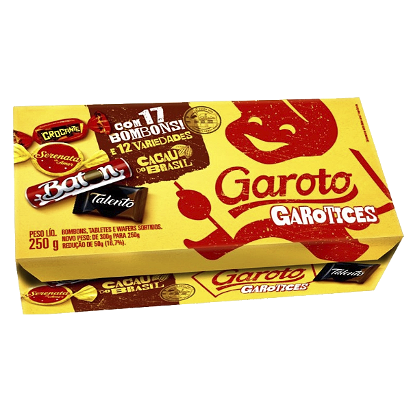 Caixa Bombom Garoto Sortidos 250g