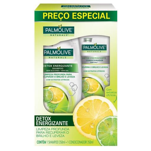 Kit Palmolive Shampoo + Condicionador 350ml Detox